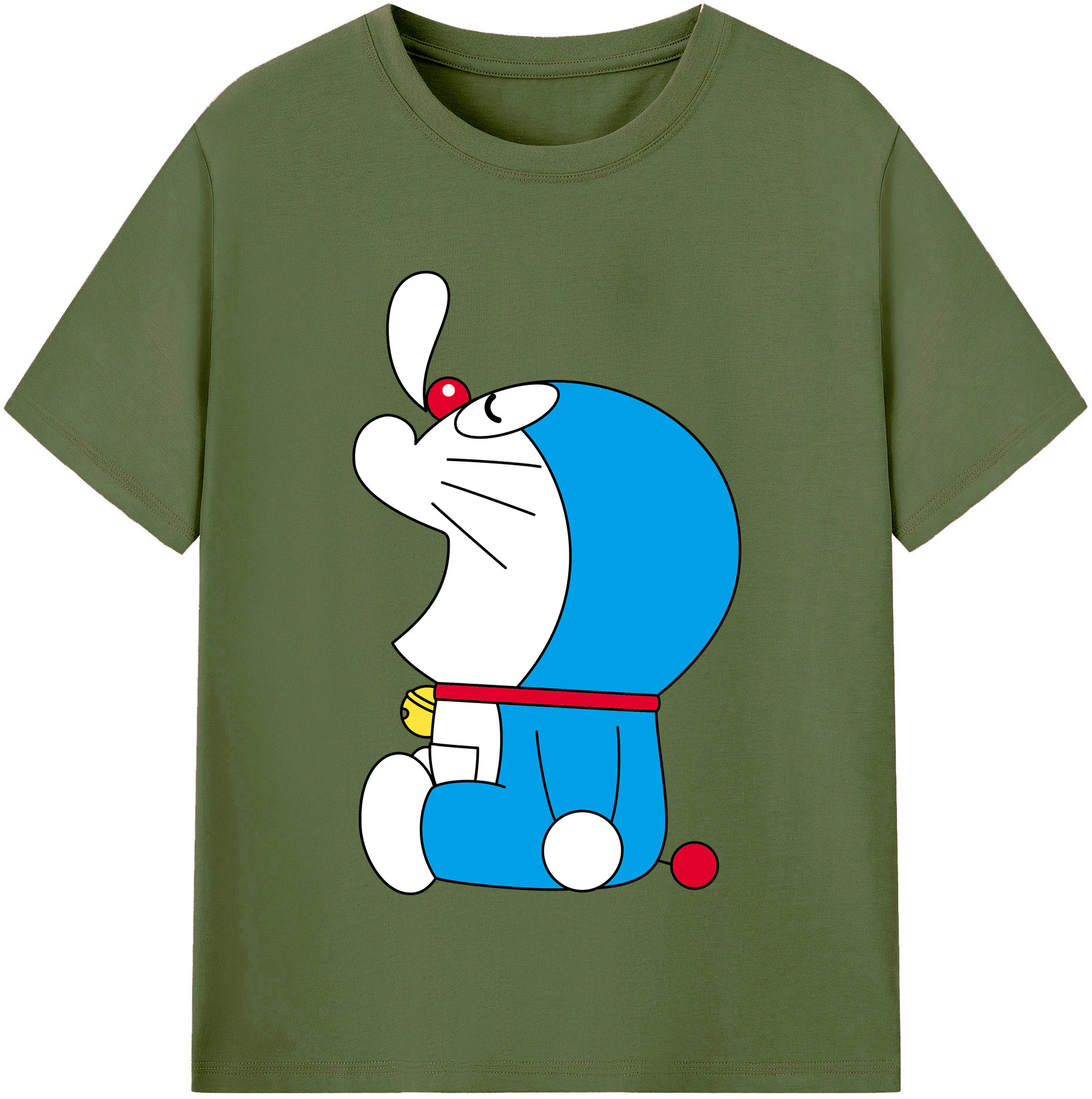 （画像用） ドラえもん Doraemon 綿100％半袖Tシャツ（フロントプリント）